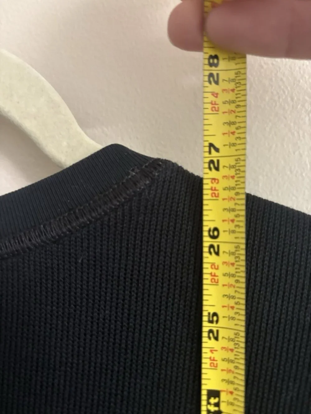 Banana Republic Y2k Thermal Shirt Mens Sz L Henley Knit Pullover Black Crew Neck